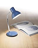 Lampada da tavolo Perenz 4030 C Lampada da scrivania flessibile di colore blue ideale per leggere e studiare