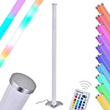 Lampada da terra Laugar LED multicolore con telecomando - Grazie al telecomando è possibile dimmerare la luce e controllare a ...