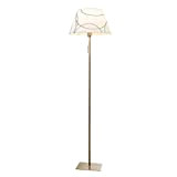Lampada da Terra Nordic in Piedi Luce Soggiorno Art Deco Floor Lamp E27 ha Condotto la Camera Light Fabric Paralume ...