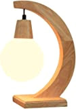 Lampada Da Vetro Lampada da tavolo Lampada da comodino for camera da letto moderna in legno moderno for interni Lampada ...