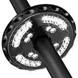 Lampada Ombrellone da Giardino Wireless Ricaricabile USB con 28 LED Potenti, 2 Modalità di Illuminazione, Fino a 18-54 Ore, Luci ...