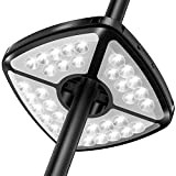 Lampada Ombrellone da Giardino Wireless Super Luminoso con 32 LED，2 Modalità di Illuminazione, Durata:10-72 Ore e Ricaricabile USB,Luci per Ombrellone ...