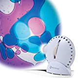 Lampada-proiettore Space Projector Bianco con dischetti ad olio Viola/Blu