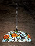 Lampadario lampada sospensione Tiffany Diametro 40 cm
