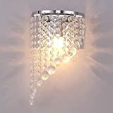 Lampade da parete Soggiorno applique da parete a led per esterni lampada da parete moderna in cristallo applique cromata applique ...