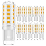 Lampade LED G9 bianco caldo 3000K, ONEVER L'illuminante LED G9 3,5W corrisponde a una lampada alogena 30W-40W, lampadina G9 Angolo ...
