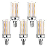 Lampadina E14 16W LED Bianco Caldo 3000K, 2000LM, Equivalenti E14 150W 120W Alogena, 360° Luce, Lampadine E14 LED Mais Calda ...