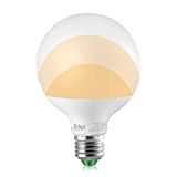 Lampadina Elrigs a 3-impostazioni E27 LED G95, 12W(luce bianca fredda-6000K)-12W(luce bianca calda-3000K)-3W(3000K), 220 Volt, dimmer non necessario, equivalente a 100W, ...