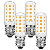 Lampadina LED E14 3W Bianco Caldo 2700K 28W 33W Alogena Equivalente Risparmio Energetico, Lampadine E14 Piccole Vite Edison per Macchina ...
