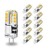 Lampadina LED G4 3W 12V 3000K 300LM Bianco caldo Lampadina G4 sostituiscono le lampade alogene 30W AC/DC 12V Nessuno sfarfallio ...