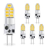 Lampadina LED G4 Bianco Neutro 4000K, AC/DC 12V 1.5W Senza Sfarfallio Lampade LED G4 Sostituzione della Lampada Pin Cap per ...