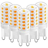 Lampadina LED G9 3W Bianco Caldo 2700K, lampadine LED G9 420LM, equivalente a lampadina alogena 28W 40W, lampadine LED G9 ...