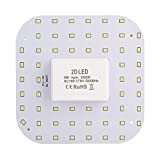 Lampadina quadrata 2D led GR10q 4 pin 9W lampadina sostitutiva equivalente 16W CFL lampadina quadrata 1000 lumen (Warm White:3000K)