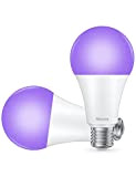 Lampadina UV E27 11W, Maxcio LED con Luce Nera, Lampada Viola Ultravioletta 100-240V, Illuminazione Decorativa di Halloween, Vernice Fluorescente e ...