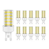 Lampadine G9 LED 10W Equivalente a 80W Lampada Alogena,800 LM,Bianca Fredda 6000K, Confezione da 10