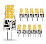 Lampadine LED G4 4W, Ricambio Per Lampade Alogene 40W, No Sfarfallio, Non Dimmerabile, 3000K Bianco Caldo, 360 Lumen, AC/DC 12V, ...