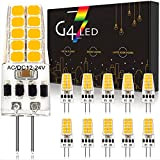 Lampadine LED G4 Luce Natural 4000K 3W Equivalenti a 30W Lampada Alogena, Dimmerabile Lampadina LED G4 12-24v AC/DC 300Lm Senza ...