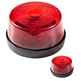 Lampeggiante di emergenza LED con sirena/Rosso con 7 cm di diametro e 4 cm di altezza/Lampeggiante dei pompieri con luce ...