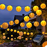Lanterne Catena Luminosa Esterno Solare, BoxRice 8m 30 LED 8 Modalità Lanterne Catena Solari Giardino Luci Impermeabile IP65 Per Giardino, ...