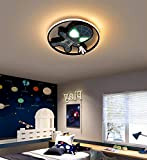 LED Plafoniera creativo cameretta bambini dimmerabile lampade da soffitto con telecomando Moderno Tondo Cartoon Marvel Spiderman lampadario per ragazzo camera ...