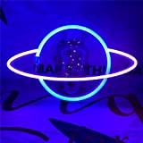 LED Planet Neon Light Decorative Signs Wall Decor, Battery or USB Operated Lamp Planet Neon Signs for Baby Kids Friends ...
