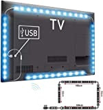 LED TV Retroilluminazione, AUA 3M Striscia LED RGB USB Impermeabile 5050 Retroilluminazione TV LED - 2x50cm+2x100cm, con 44 tasti Telecomando ...