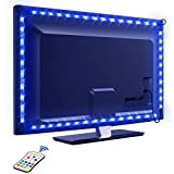 LED TV Retroilluminazione,Hoteril 2.2M Retroilluminazione LED TV con 16 Colori e 4 Modalità, Striscia LED RGB USB alimentata con Telecomando ...