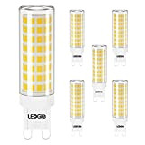 LEDGLE Lampadine LED G9 10W, G9 LED 3000K 900LM, Equivalente 100W Lampada Alogena, Lampadina G9 LED Luce Calda 100-240V, Non ...