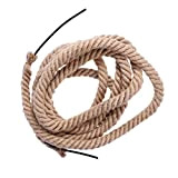 Ledmomo - Cavo elettrico in corda di canapa, in stile vintage, accessorio fai-da-te, per lampada a sospensione (5 m)