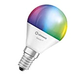 LEDVANCE Lampada LED intelligente con tecnologia WiFi, attacco E14, colore della luce modificabile(2700-6500K), colori RGB modificabili, sostituzione per 40W, SMART+ ...