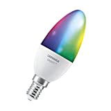 LEDVANCE Lampada LED intelligente con tecnologia WiFi, attacco E14, colore della luce modificabile (2700-6500K), colori RGB modificabili, sostituzione per 40W, ...