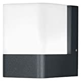 LEDVANCE Luce da esterno Smart LED da parete con tecnologia WiFi per esterno, colori RGB modificabili, realizzata in alluminio grigio ...
