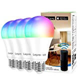 Lepro Lampadina LED E27 WiFi Intelligente, Compatibile con Alexa e Google Home, Lampadine Controllo da APP e Voce, RGB + ...