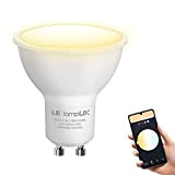 Lepro Lampadina LED GU10 WiFi Intelligente, Smart Lampadine Compatibile con Alexa e Google Home, Luce Dimmerabile Bianco Caldo a Freddo ...