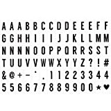 Lettere per Light Up Casella di Accesso Colore Nero Lettere, Numeri, Simboli per L'uso con A4 A5 Cinematic Light Box