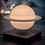 Levitazione Magnetica Lampada da Saturno Luce Notturna LED Stampa 3D Lampada galleggiante Lampada rotante a 360 ° Lampada da scrivania ...