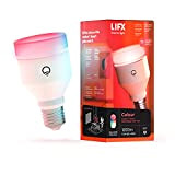 LIFX Colour A60 1200 lumen [E27], Miliardi di colori e bianchi, Lampadina LED Wi-Fi Smart, Non necessita di alcun ponte, ...