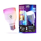 LIFX Nightvision A60 1200 lumen [E27], Tutti i colori con infrarossi Lampadina LED Wi-Fi Smart, Non necessita di alcun ponte, ...