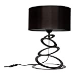 Light-Home Abat Jour da Comodino Moderne Lampada da Tavolo - Elegante Lampada da Comodino con Paralume in Tessuto per Camera ...