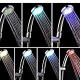 Light Luxury LED Multi-Functional Seven-Color Cycle Light Battery-Free Water Generation Handheld Light Hotel Bathroom Shower Head Adjustable