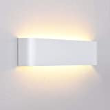 Lightess 12W LED Lampada da Parete Interno Moderno Applique da Parete in Alluminio Lampada da Muro per Corridoio Scale Camera ...