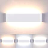 Lightess Applique da Parete LED Dimmerabili 3 Temperature di Colore 18W 40CM Interno Moderno Lampada da Parete Interni Luce in ...