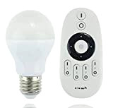 LIGHTEU, 6W E27 lampadina a doppio WiFi bianco telecomando LED - Doppio Bianco Regolabile con una connessione wifi a distanza