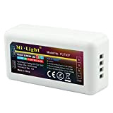 LIGHTEU®, modulo di controllo WiFi wireless 2.4GHz Controller strisce LED RGB Controller 12-24V max. uscita 10A, Milight Miboxer FUT037