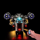 LIND Set di illuminazione a LED con telecomando per Lego 75292 Star Wars Il Mandaloriano – Razor Crest – Set ...
