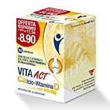 Linea ACT - Vita ACT Calcio + Vitamina D - Integratore Alimentare 60 compresse