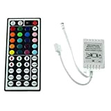 LineteckLED- CONTROLLER-RGB-72W-44KEY- Controller RGB per Strip Led Mini Centralina con Telecomando Luci 44 Comandi Key 12V