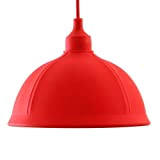 Living By Colors Paralume in Silicone Helmet Sili Cono Pendant Lamp Rosso