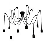 Lixada - base lampadine lampadario pendente (8 braccia)