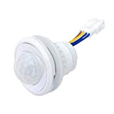 LKJYBG Rivelatore PIR regolabile a LED, 110 gradi mini interruttore della luce del sensore di movimento per la lampada da ...